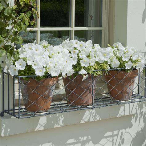 metal window boxes old time pottery|Vintage Window Planter Box .